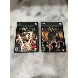 SID MEIER'S CIVILIZATION V 5 PC with 2 expansion packs. See description